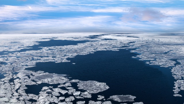 Снимка: Зимният морски лед в Арктика е с рекордно ниско ниво през 2025 г.