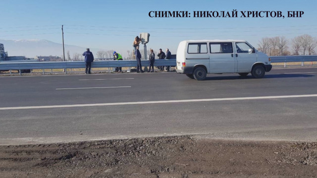 Снимка: Забиха кирка в скоростната камера на Околовръстното