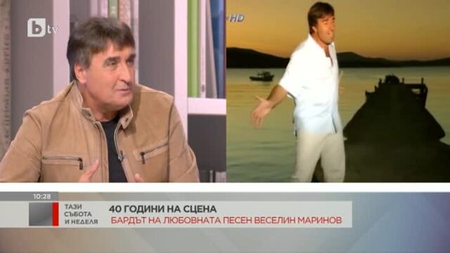 Снимка: Веселин Маринов след 40 години на сцена: В последно време публиката ме изненадва