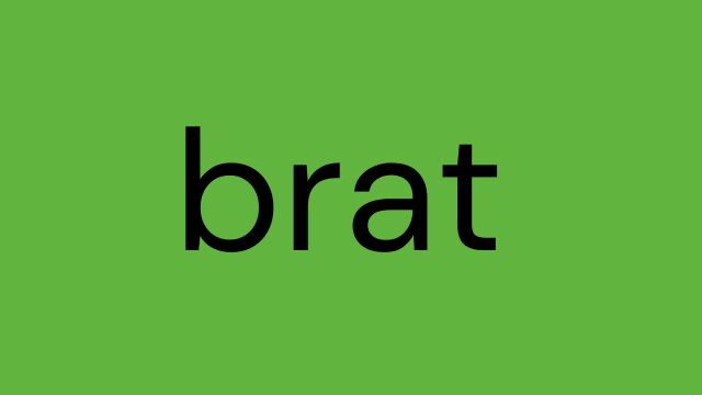 Снимка: Речникът „Колинс“ обяви дума на годината – „brat”