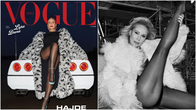 Снимка: Лепа Брена изгря на корицата на Vogue (СНИМКИ)