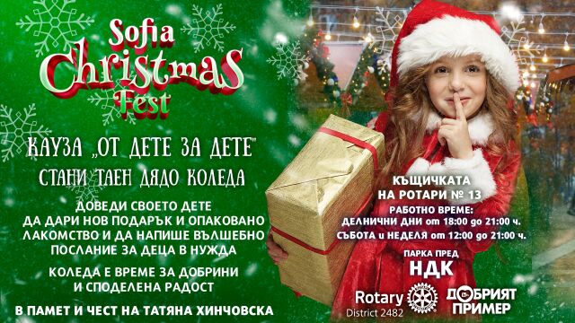 Снимка: Sofia Christmas Fest започва на 22 ноември - какво да очакваме? (СНИМКИ + ВИДЕО)