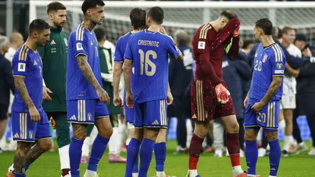 Снимка: Жребият е хвърлен: Италия ще трябва да се потруди в баражите за световното 