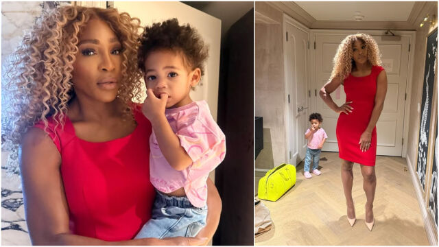 Снимка: Серина Уилямс – ето как споделя любовта към тениса с дъщеря си (СНИМКИ)