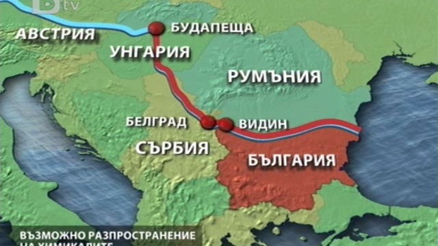 Снимка: Унгарските власти: Правим всичко възможно да не замърсим Дунав