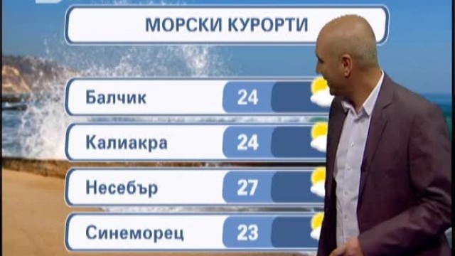Снимка: Времето - Централна емисия - 02.10.2012 г.