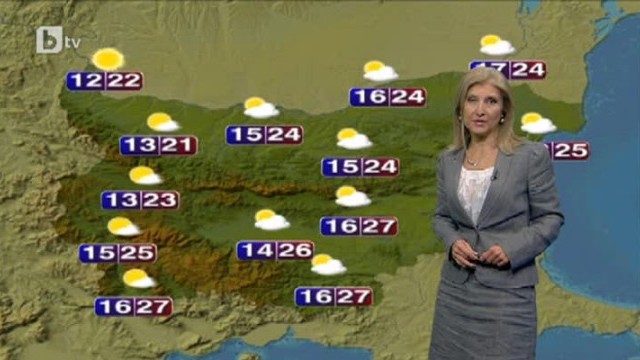 Снимка: Времето - Обедна емисия 16.10.2012 г.