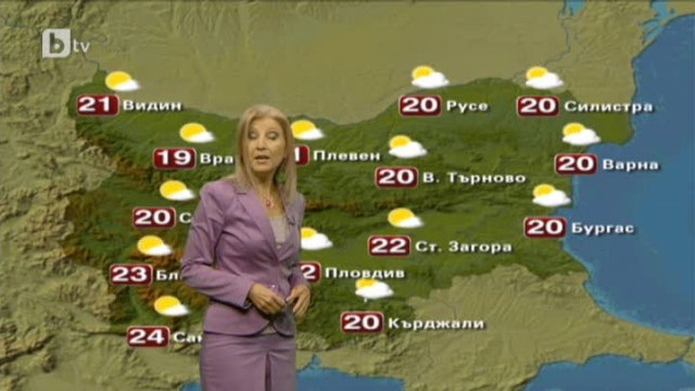 Снимка: Времето - Централна емисия - 21.10.2012 г.