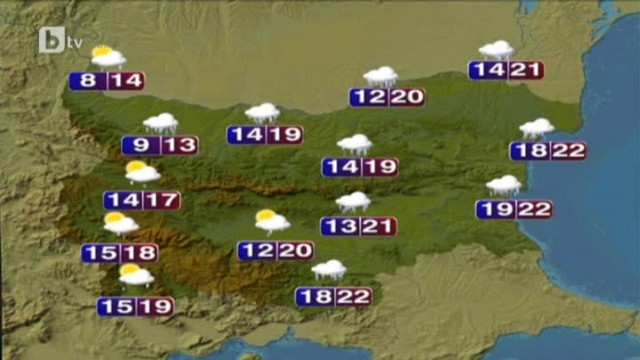 Снимка: Времето - Късна емисия - 28.10.2012 г.
