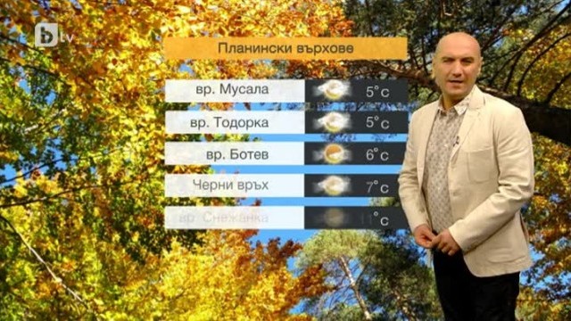 Снимка: Времето - Централна емисия - 06.10.2013