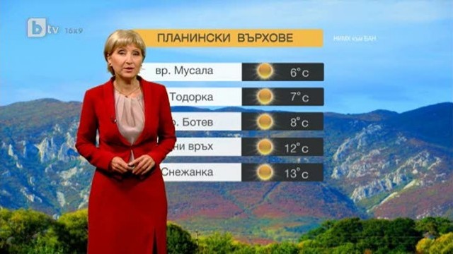 Снимка: Времето - Късна емисия - 24.10.2013 г.