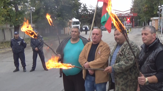 Снимка: В Силистра протестираха срещу тировете