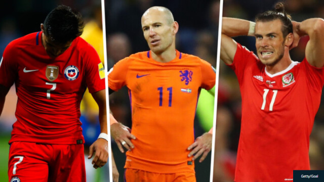 Снимка: Санчес, Робен, Бейл - кои суперзвезди ще пропуснат Мондиал 2018?