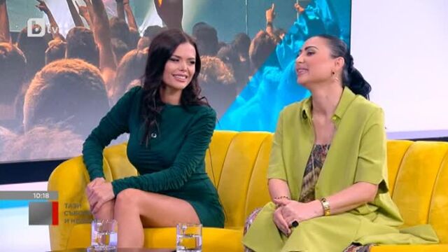 Снимка: Софи Маринова и Преслава за дуета си и семейното приятелство