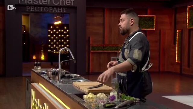 Chef Шишков приготвя пъстърва с карфиол, аспержи и сос от шалот и жълтък в първия за сезона паралелен 