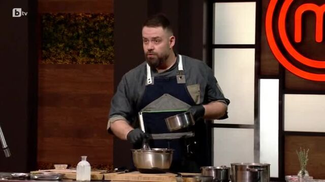 Chef Шишков приготвя пъстърва с карфиол, аспержи и сос от шалот и жълтък в първия за сезона паралелен 