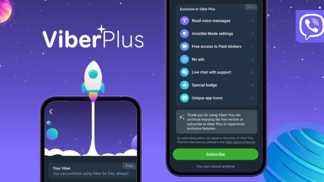 Снимка: Премиум услугата Viber Plus e налична от днес в България 