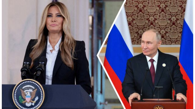 Снимка: Мелания Тръмп говори с Путин за завръщането на украинските деца