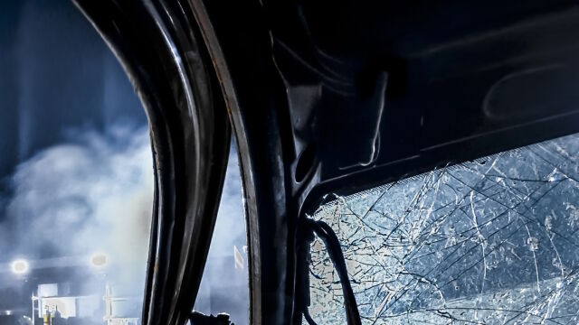 Снимка: Един загинал и ранени при челен удар на пътя Разград – Попово