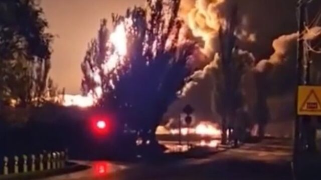 Снимка: Взрив в завод за експлозиви в руски регион (ВИДЕО)