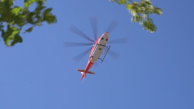 Медицински хеликоптер е задействан за 40-годишна жена в кома