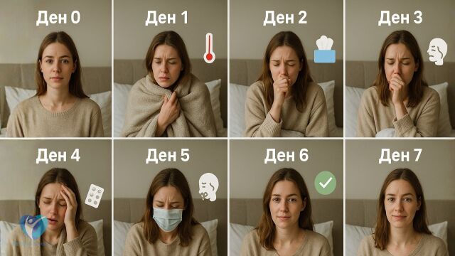 Снимка: Стадии на грипа: Какво се случва ден по ден в тялото?