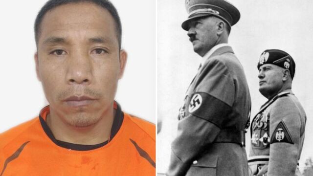 Снимка: Хитлер Мусолини спечели избори за кмет