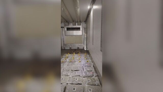 Откриха близо 55 кг канабис в тайник на камион, пристигнал от Румъния (СНИМКИ)