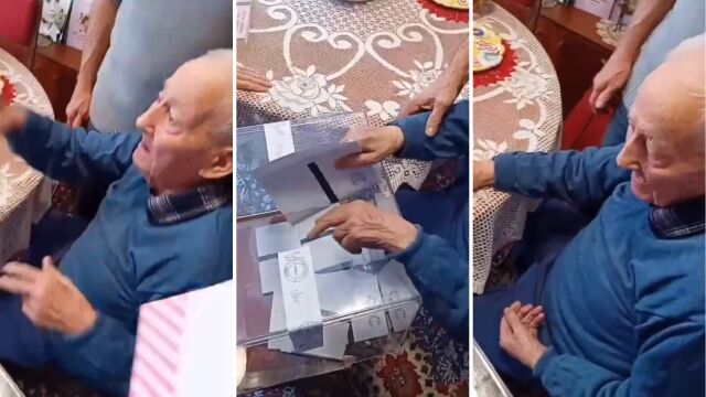 Снимка: На 104 години и без нито един пропуснат вот: Акад. Кръстьо Рибаров гласува в дома си (ВИДЕО)
