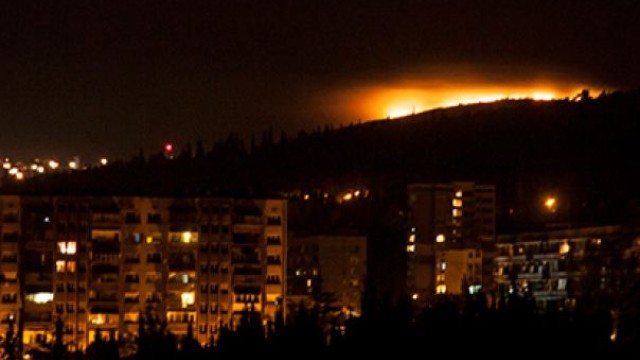 Снимка: Два сериозни пожара в страната тази нощ