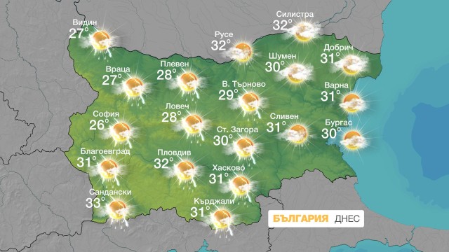 Снимка: Дъждовно и малко по-хладно днес