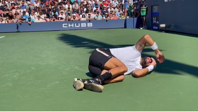 Снимка: Свирепа контузия на US Open (ВИДЕО)