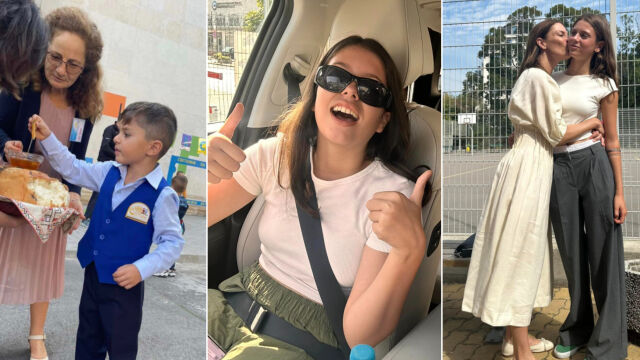 Снимка: Питка с мед и без униформи – как децата на известните тръгнаха на училище (СНИМКИ)
