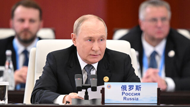 Снимка: Путин пред лидерите на ШОС: Западът е виновен за войната в Украйна
