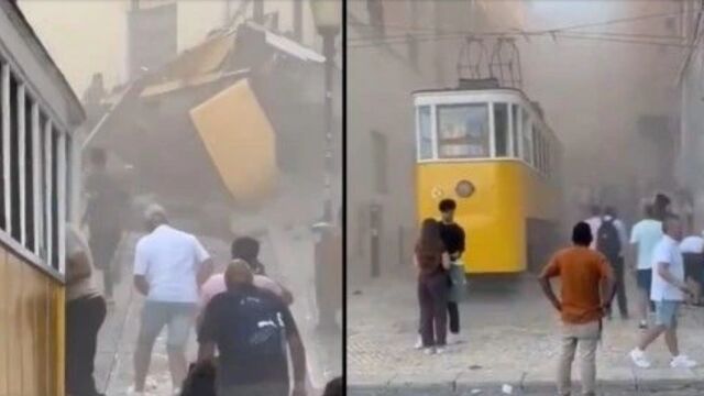Трамвай дерайлира и в Лисабон - 15 души са загинали, има и ранени (ВИДЕО)