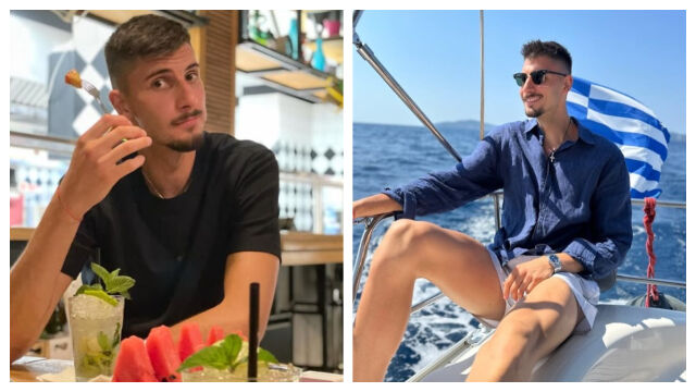 Снимка: Алекс Грозданов с роза – капитанът, който изведе напред националния отбор, въпреки травмата и трудностите