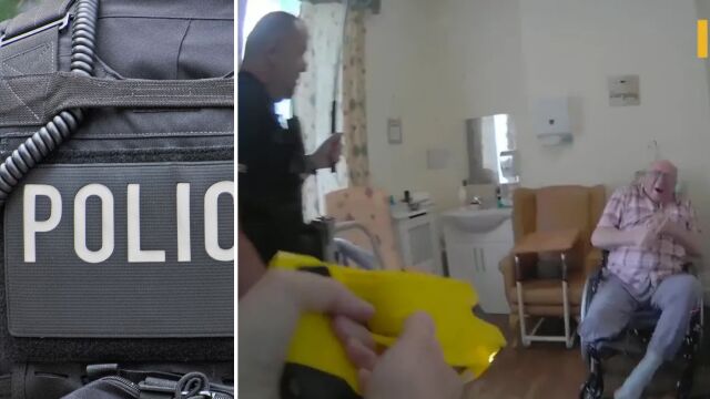 Снимка: Полицаи използваха лютив спрей, палки и електрошок срещу 92-годишен мъж с деменция и ампутиран крайник