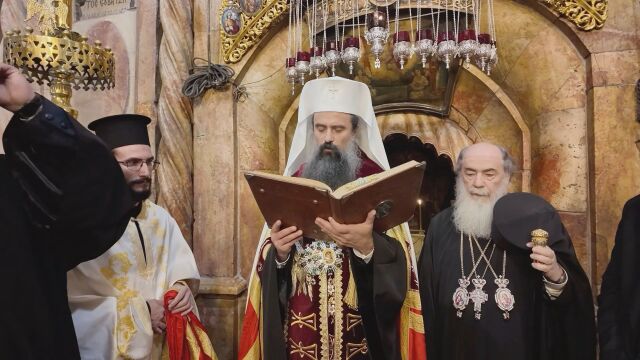 Снимка: Патриарх Даниил е на първото си посещение в Йерусалимската патриаршия (ВИДЕО)