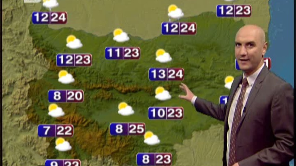Времето - Централна емисия - 06.04.2012 г.