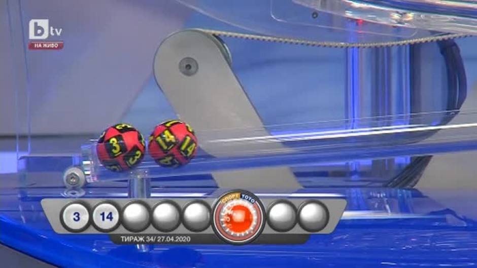 Играта "Втори ТОТО шанс" на "Спорт ТОТО" - 27.04.2020