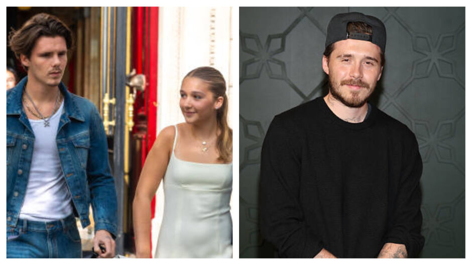 Харпър Бекъм с мил жест към Круз - докато Бруклин остава напълно изолиран (СНИМКИ)