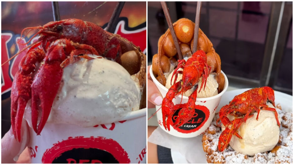 Най-странният сладолед досега - с раци! Бихте ли опитали? (ВИДЕО)