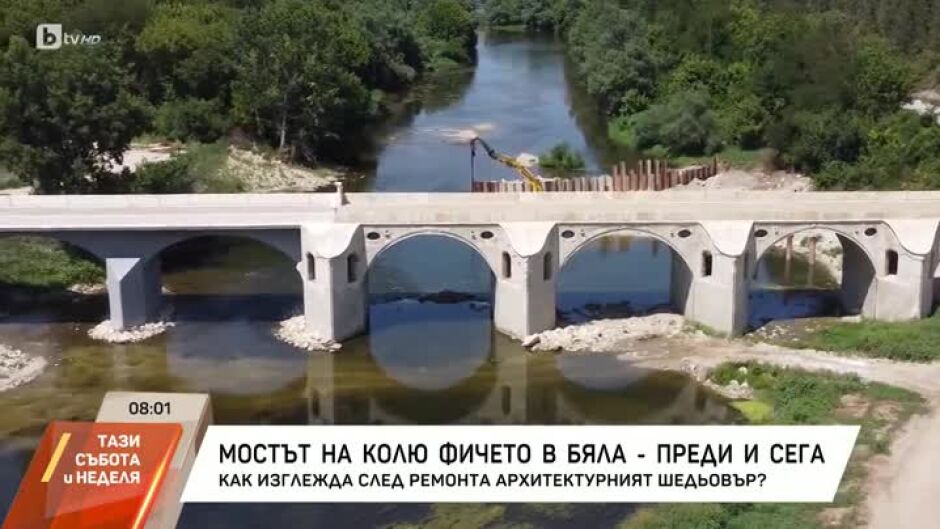 Реакции след реставрацията на Беленския мост на Колю Фичето
