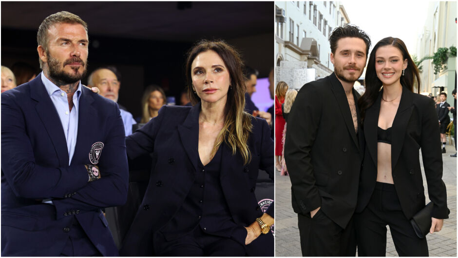 Дейвид и Виктория Бекъм отпоследваха сина си Бруклин преди Коледа (СНИМКИ)