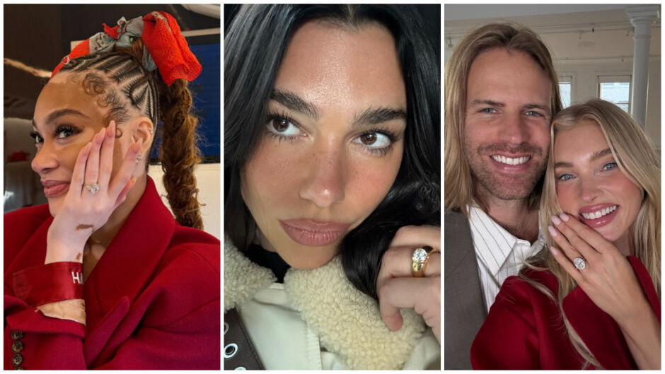 Най-големите диаманти, с които се сгодиха звездите през 2025 г. (СНИМКИ)