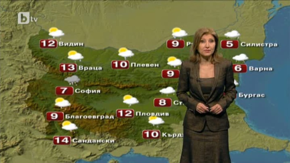 Времето - Обедна емисия 31.01.2013 г.