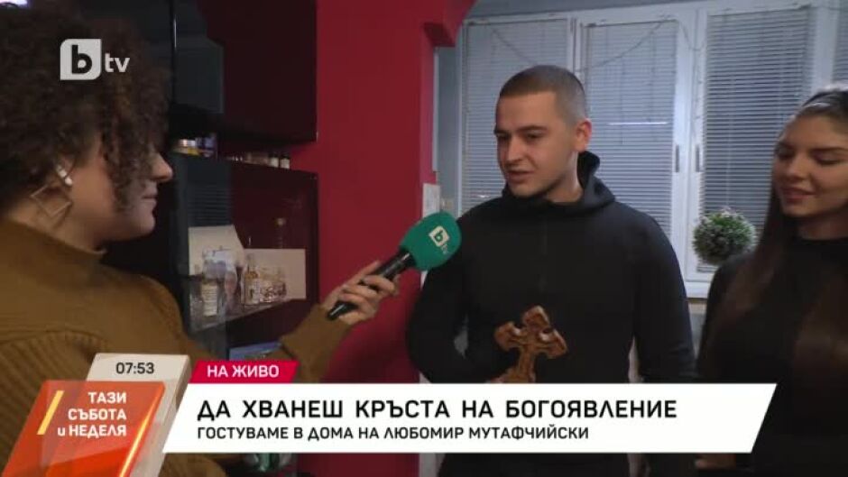 Любомир Мутафчийски, който на Богоявление хвана кръста в езерото "Дружба"