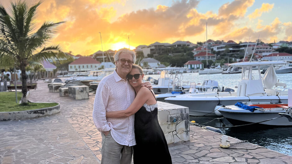 Орлин Горанов и любимата му Валя - как се озоваха със зимните якета на 40 градуса (СНИМКИ)