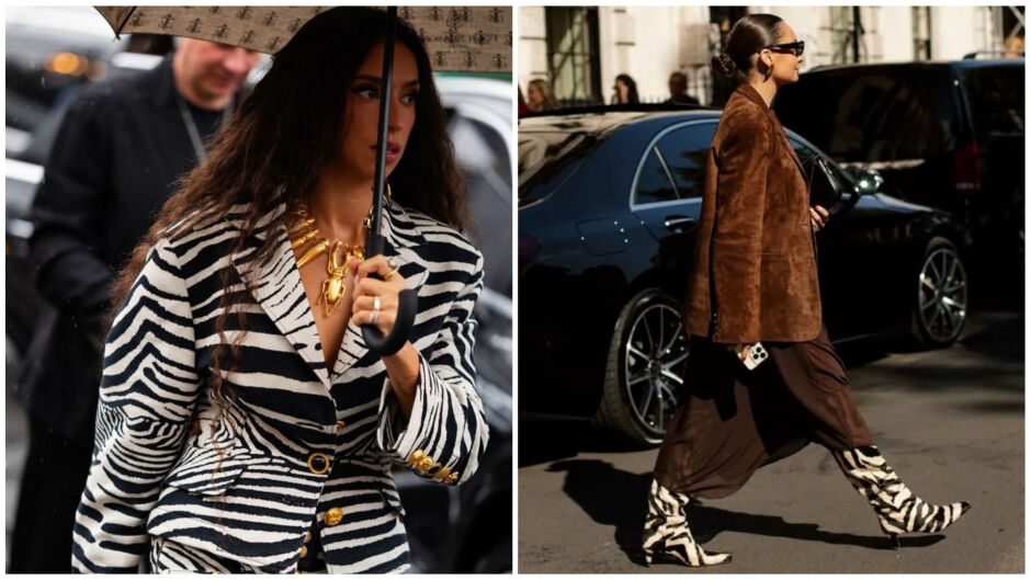 От глава до пети: Зебровият принт отново на мода! (СНИМКИ)