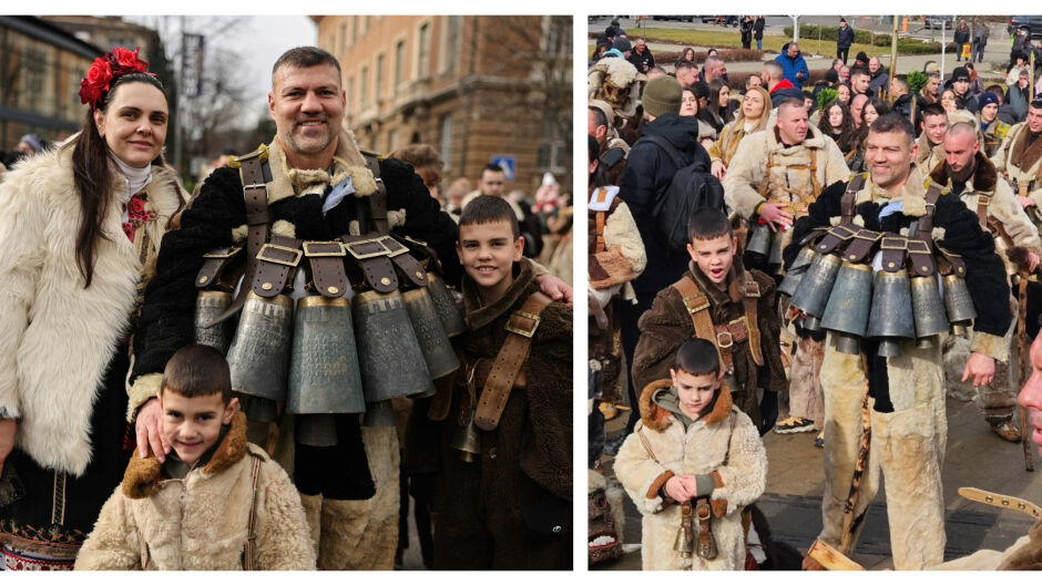 Синовете до него, чановете на гърдите: Тервел Пулев и семейството му на „Сурва“ (СНИМКИ)
